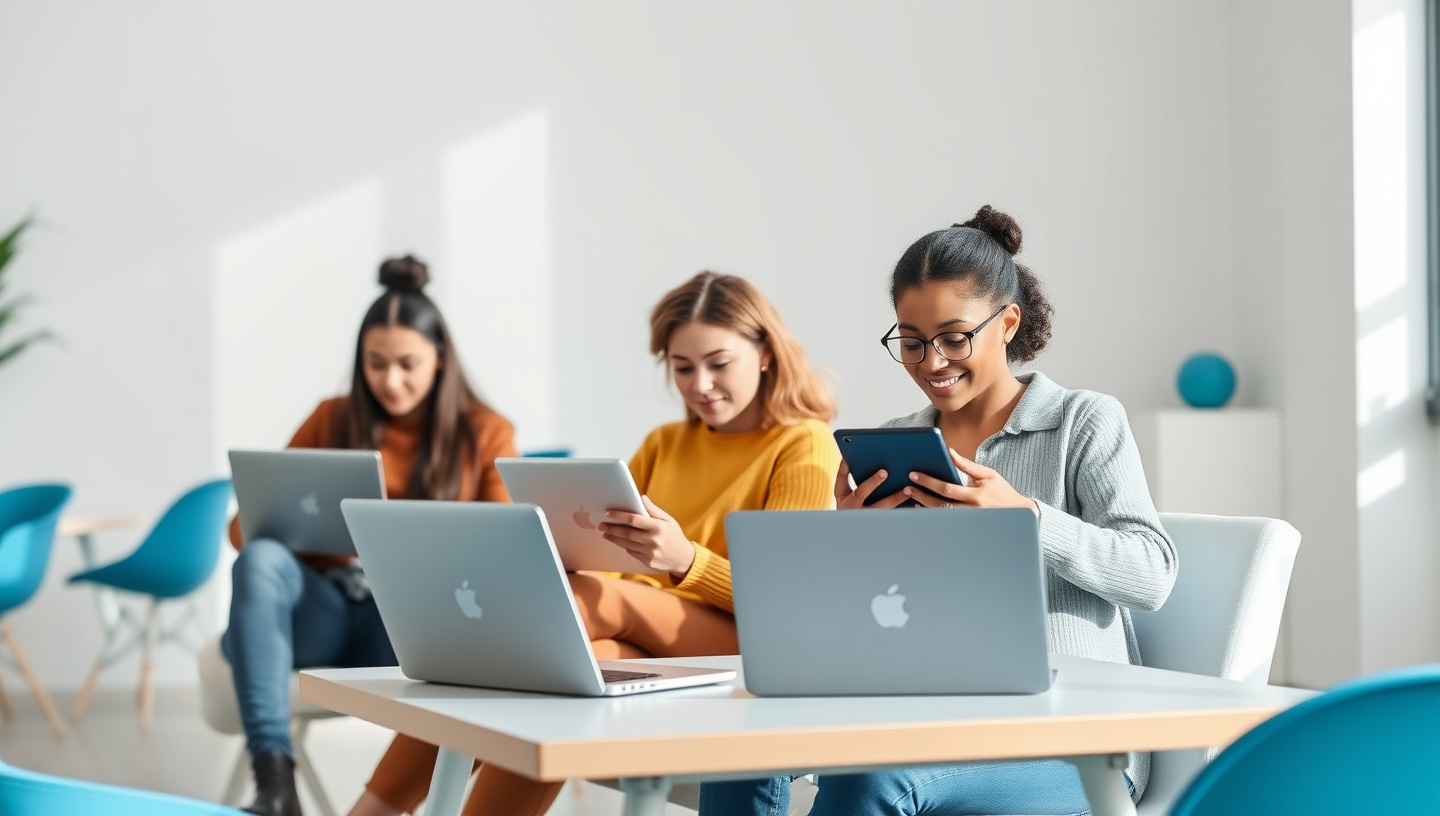 Online-Lernen Technologie